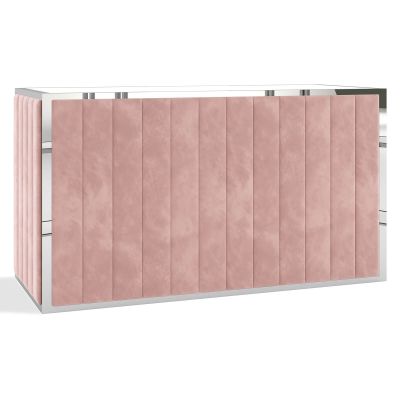 Image two of Milo Bar, Gold Frame, Velvet Blush